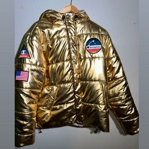 Metallic gold coat champion heavy duty